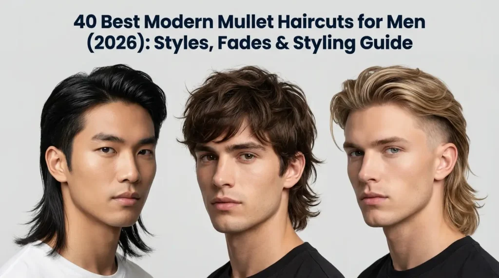 40 Best Modern Mullet Haircut for Men: Fades & Styling Guide