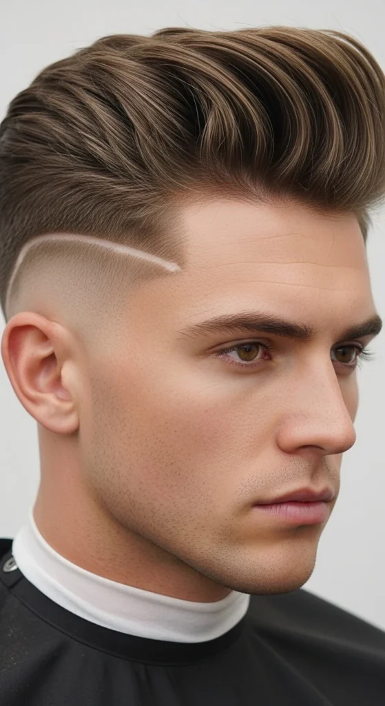Flow Haircut with Fade