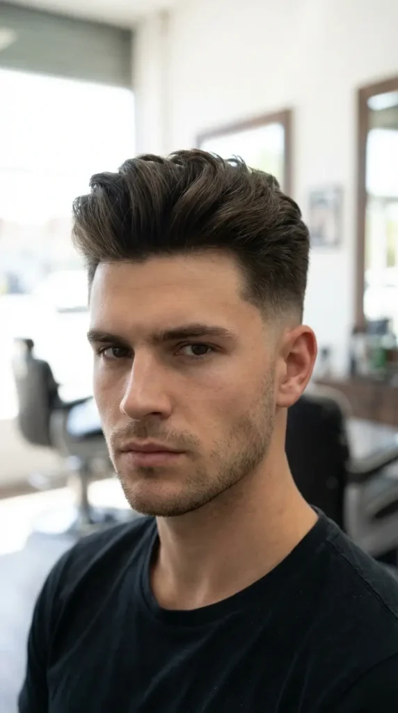 Burst Fade Quiff