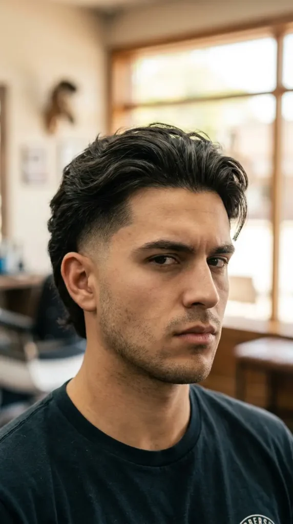 Burst Fade Medium Hair