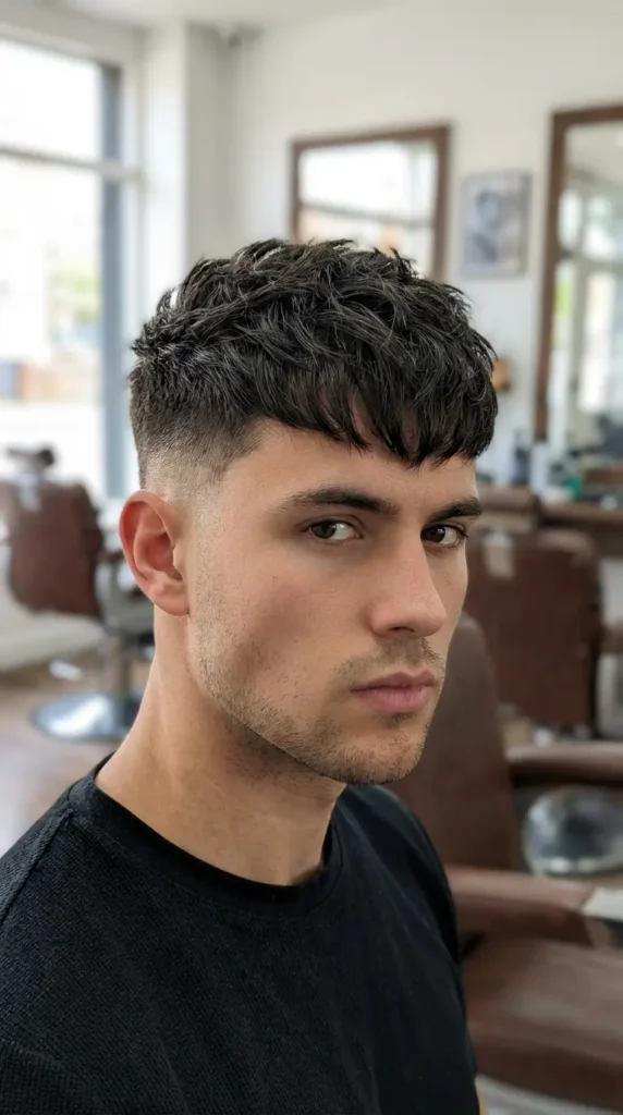 Burst Fade Textured Fringe