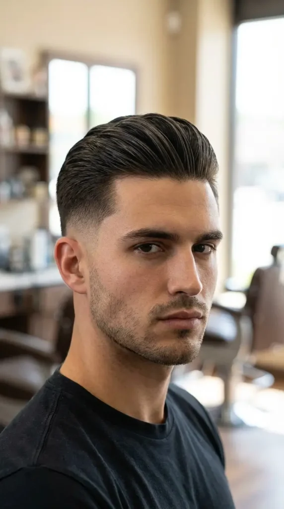 Burst Fade Slick Back