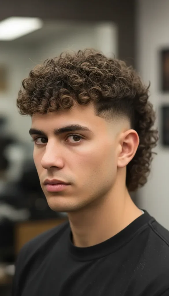 Modern Mullet Burst Fade
