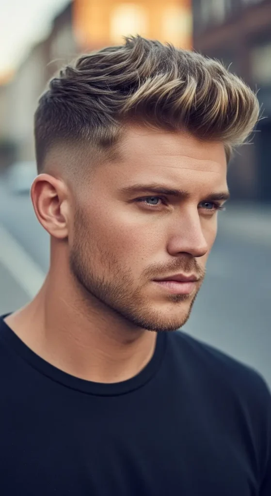 Textured Crop Blonde