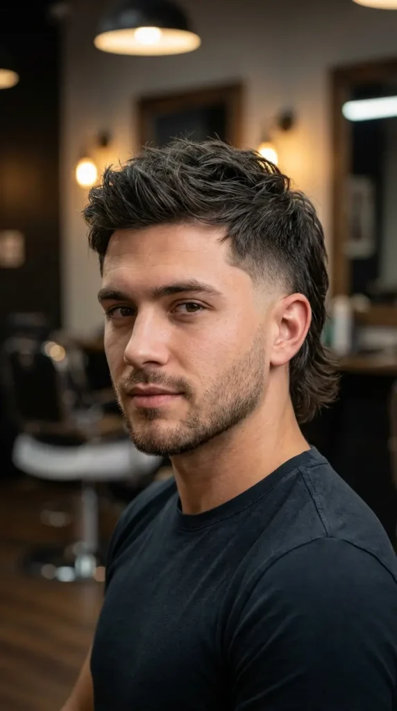 Taper Fade Mullet
