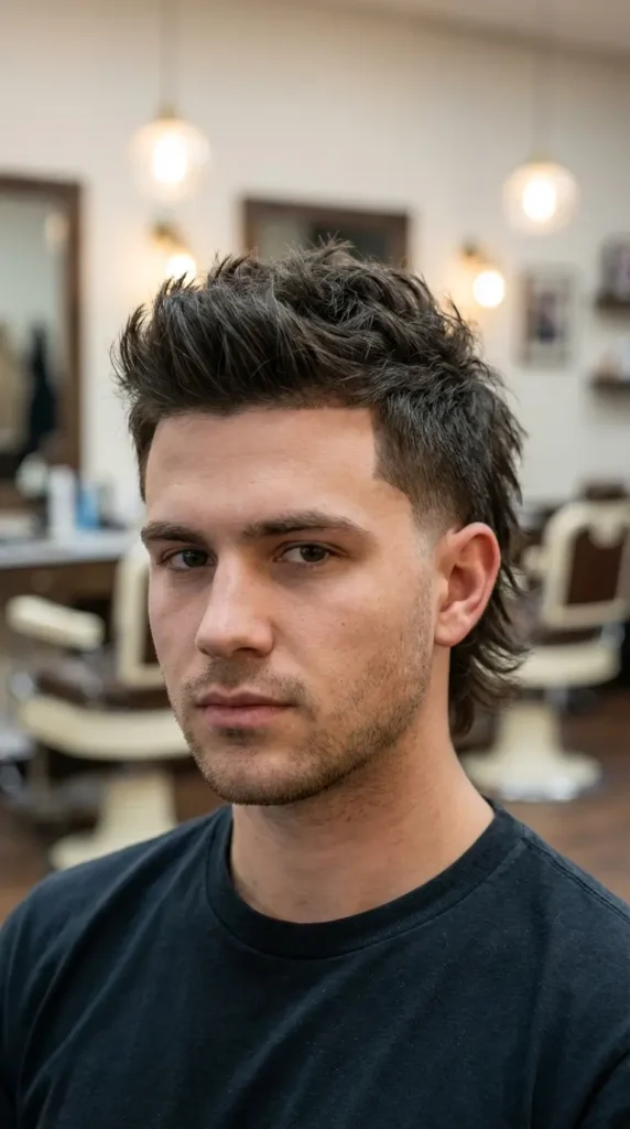 Faux Hawk Mullet