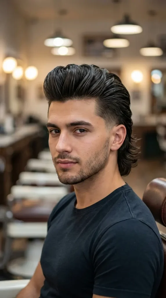 Pompadour Mullet