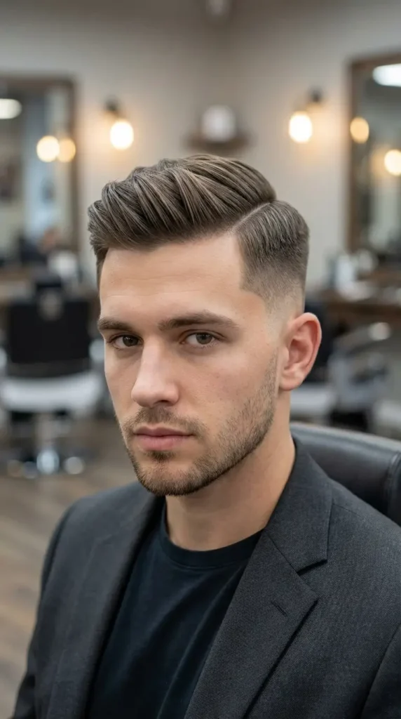 Comb Over Low Fade